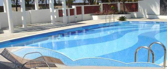 Residential swimming pool